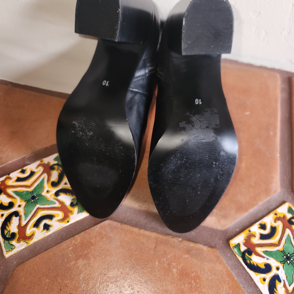 Steve Madden Black Heeled Boots SKU X07 - Picture 5 of 10